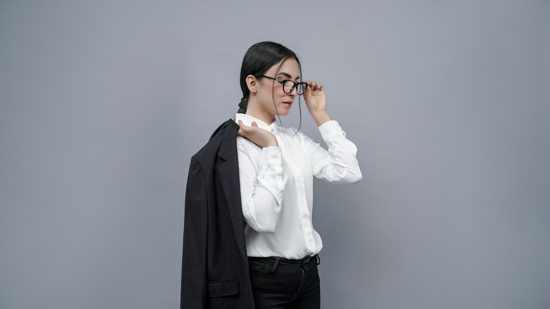 Studio portrait of a professional Asian woman business expert